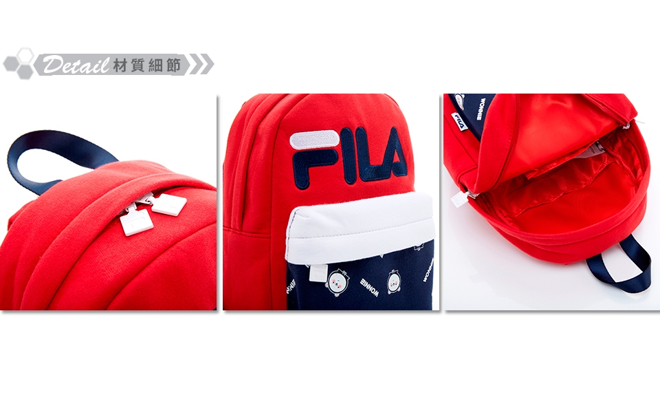 FILA WONNIE小後背包-紅 BPT-5101-RD