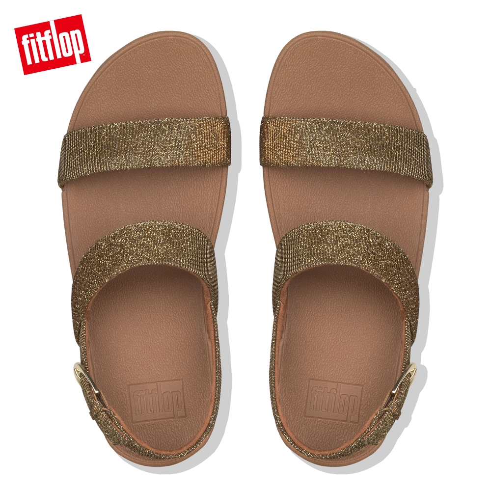 FitFlop LOTTIE GLITZY SANDALS 後帶涼鞋 黃金色