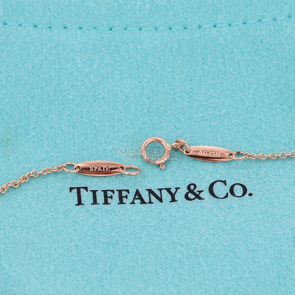 Tiffany&Co. 18K玫瑰金 相思豆項鍊