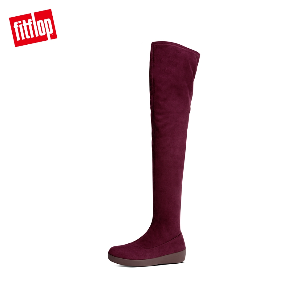 FitFlop ALICE OVER-THE-KNEE SOCK BOOTS 梅紅