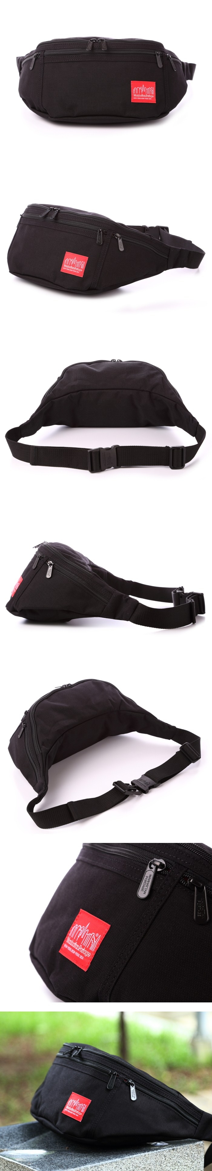 美國Manhattan Portage。大容量風格腰包MP1102Z-BLK(黑)