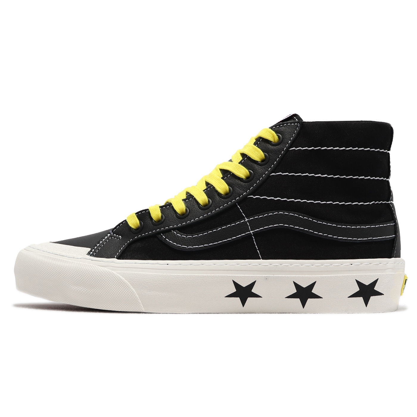 Vans 休閒鞋Sk8-Hi 138 Decon 男鞋黑黃高筒星星Wade Goodall 聯名