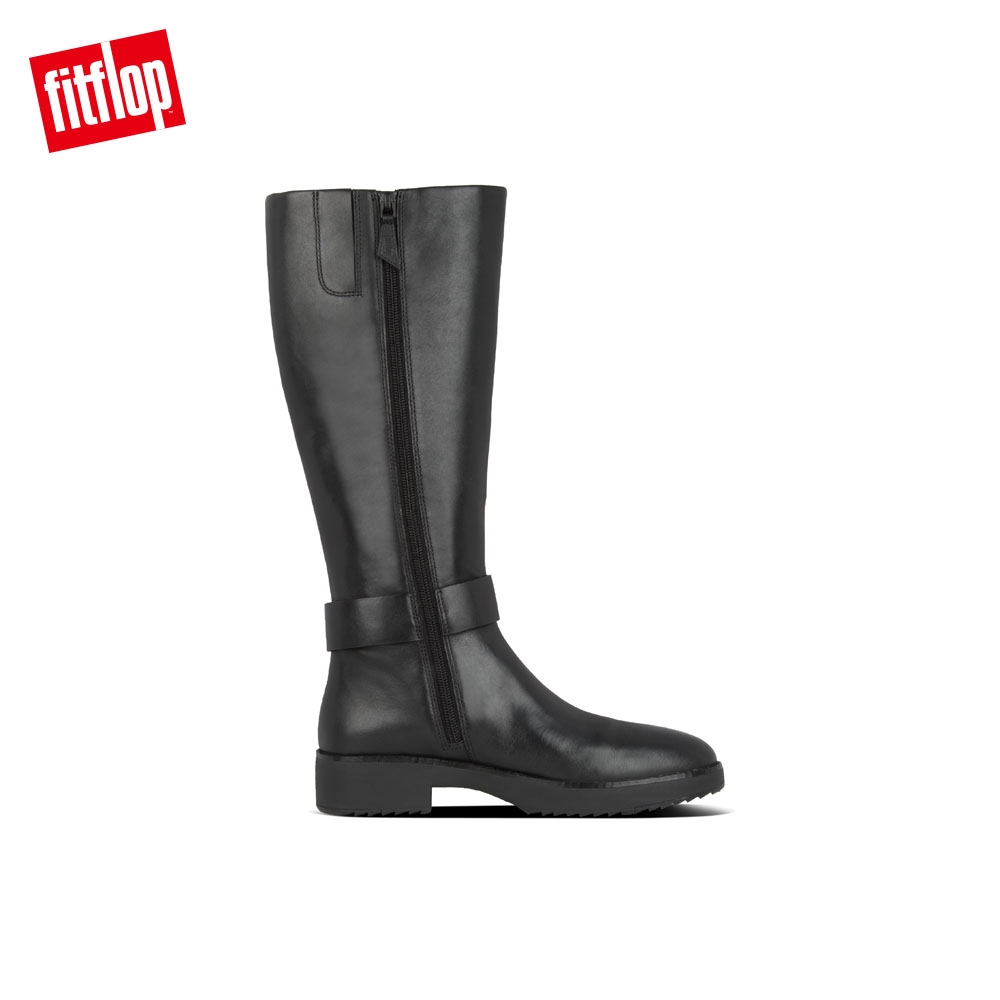 FitFlop KNOT KNEE-HIGH BOOTS 簡約時尚長靴 靚黑色