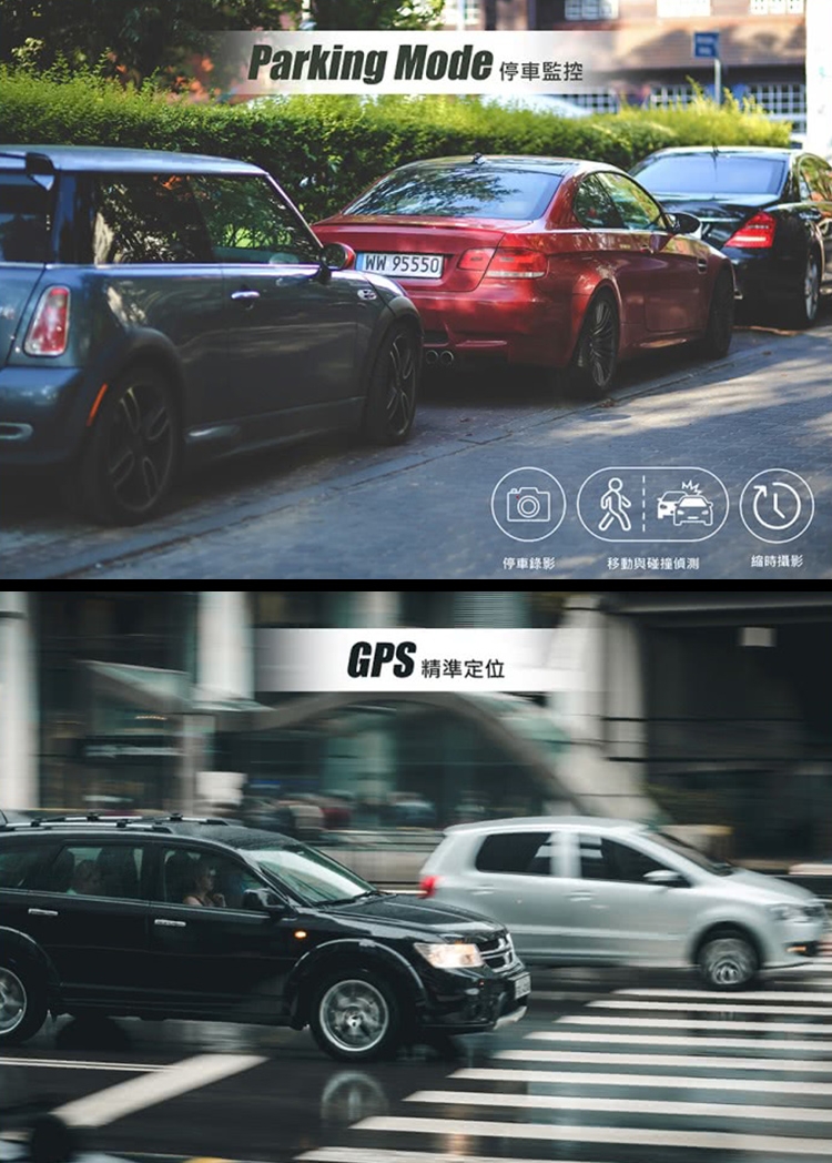 【HP 惠普】F660G+RC3P GPS測速雙鏡頭行車紀錄器(送32G+HP車充)