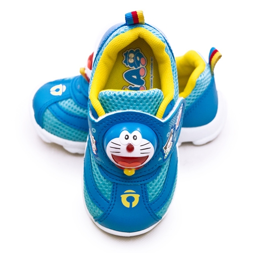 Doraemon 哆啦A夢 面具殼兒童電燈運動鞋 藍 90706