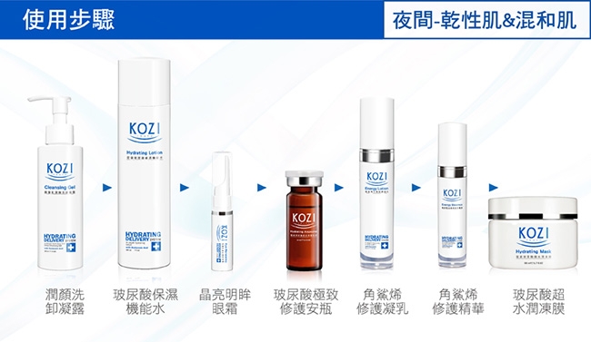 (買一送一)KOZI蔻姿 保濕修護精質霜50mlX2