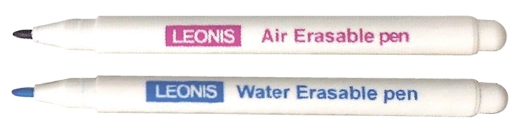 日本製造LEONIS拼布筆裁縫記號筆記消失筆水消筆水洗筆消溶筆水溶筆91620(2支入)