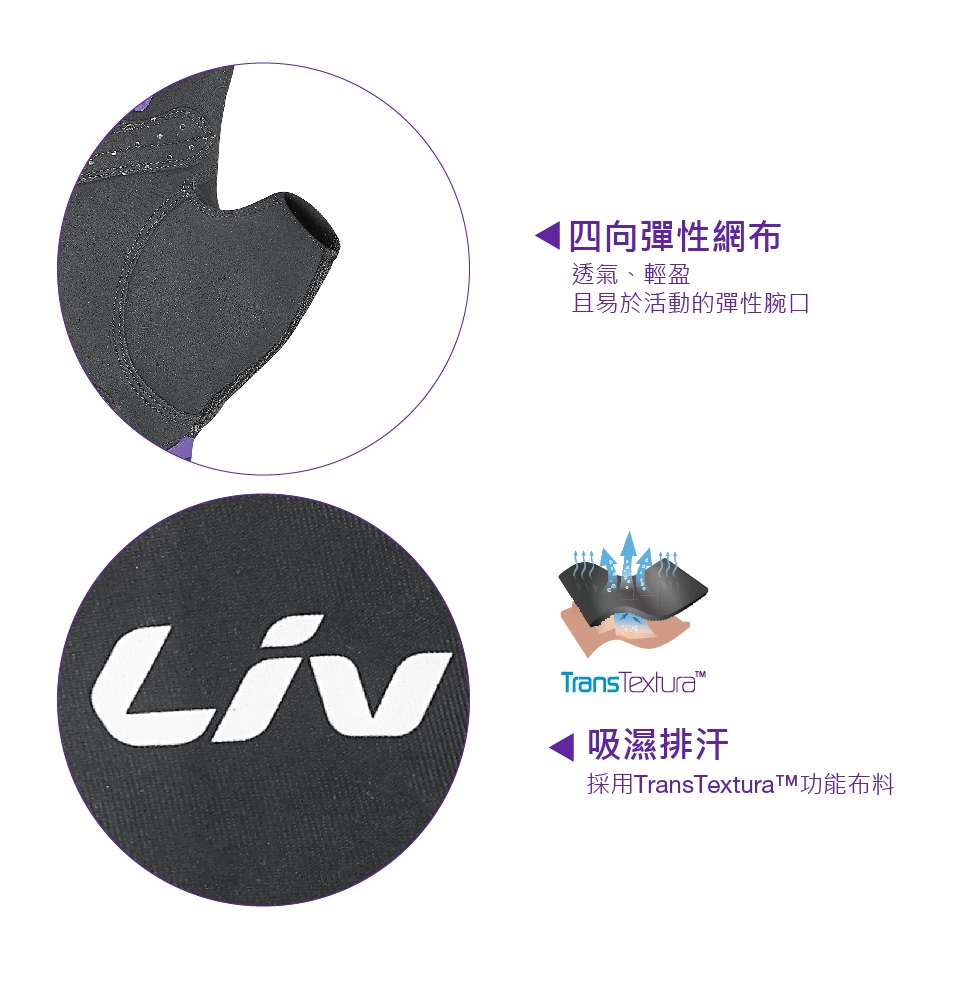 Liv RACE DAY 短指手套