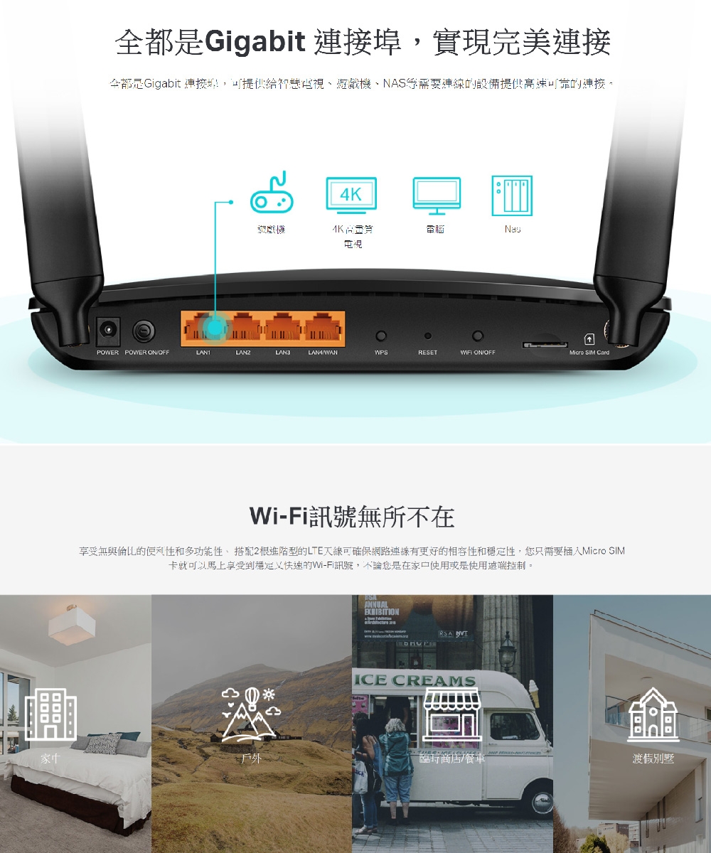 TP-Link Archer MR600 AC1200無線雙頻網路 wifi 路由器分享器