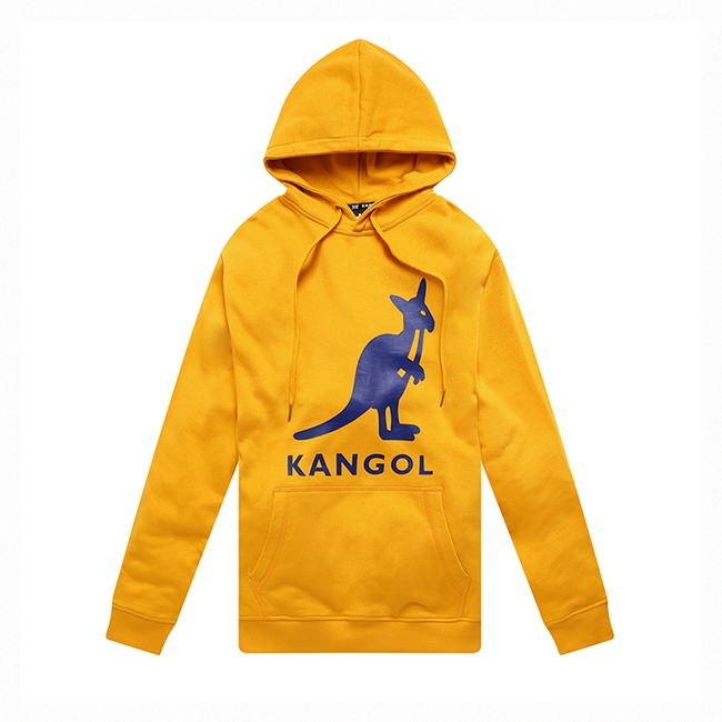 [時時樂]【KANGOL】Oversize大LOGO連帽上衣-男女款共五色