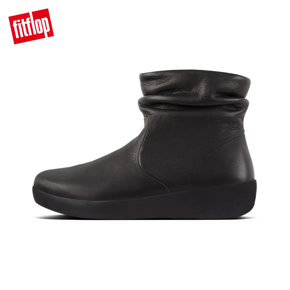 FitFlop SKATEBOOTIE - LEATHER 黑色