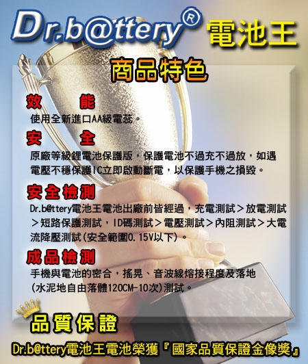 Dr.battery 電池王 for DMW-BCM13/TZ40/FT5 高容量鋰電池