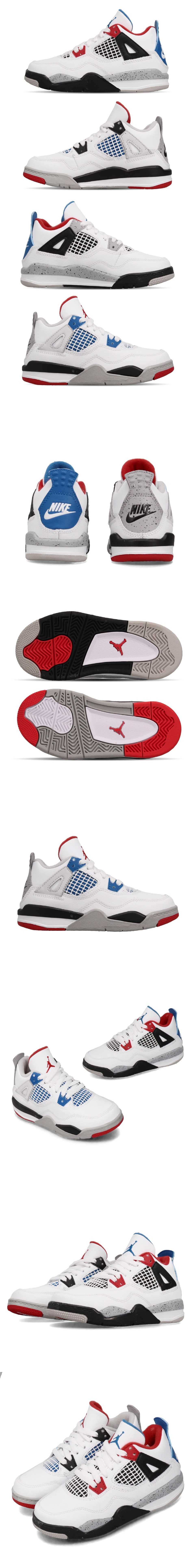 Nike 籃球鞋 Jordan 4 Retro 運動 童鞋