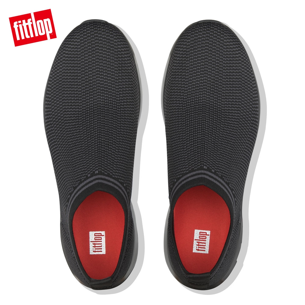 FitFlop FINEKNIT SLIP-ON 襪套式休閒鞋 靚黑色