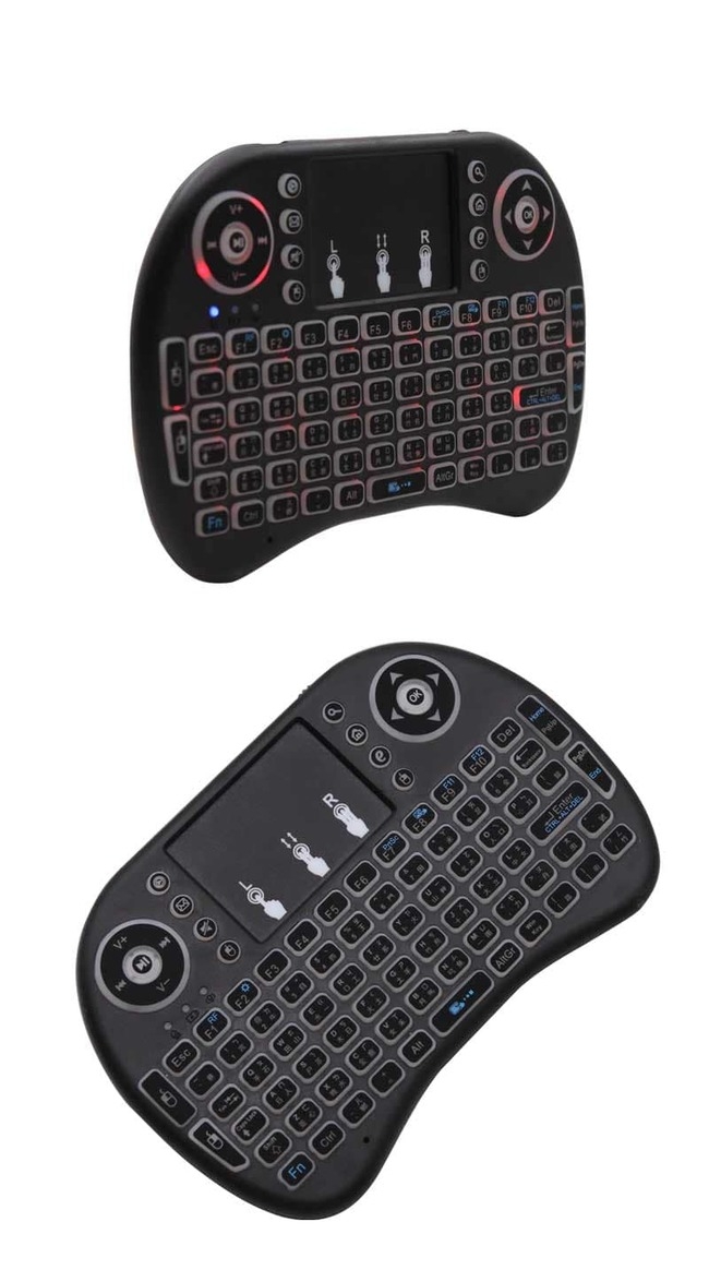 UFO-2 七彩背光無線滑鼠觸控板鍵盤