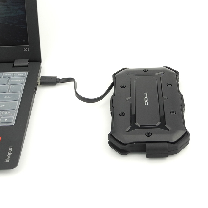 ineo USB 3.0 軍規防水防摔 2.5吋硬碟外接盒(I-NAT2566)