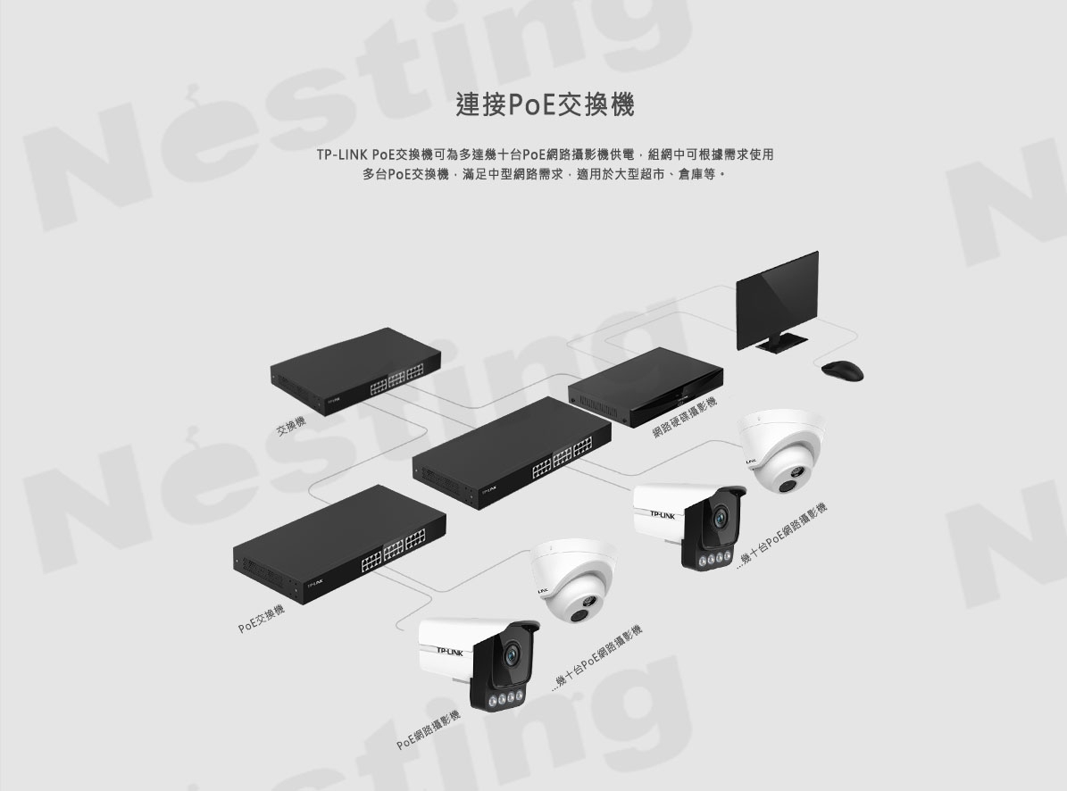 【TP-LINK】300萬PoE黑光全彩網路攝影機 TL-IPC534HP-WB