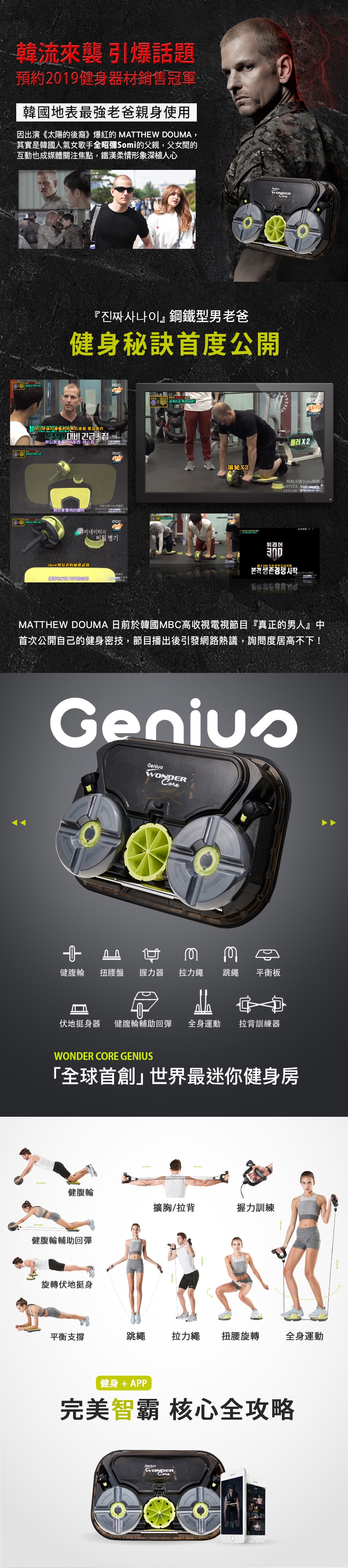 Wonder Core Genius 健身工具箱