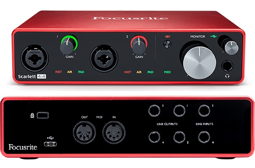 Focusrite Scarlett 4i4 錄音介面 (第三代)