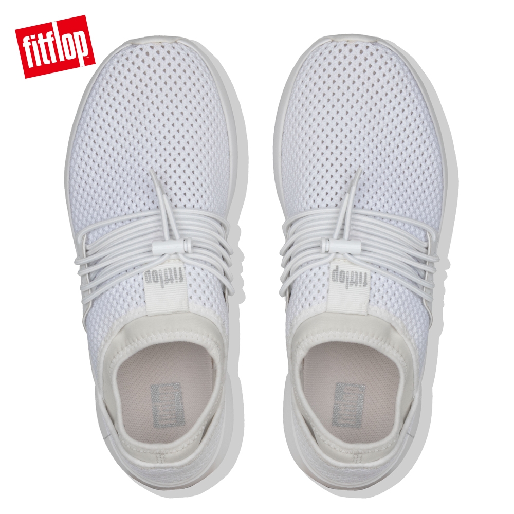 FitFlop- AIRMESH LACE-UP SNEAKERS 都會白