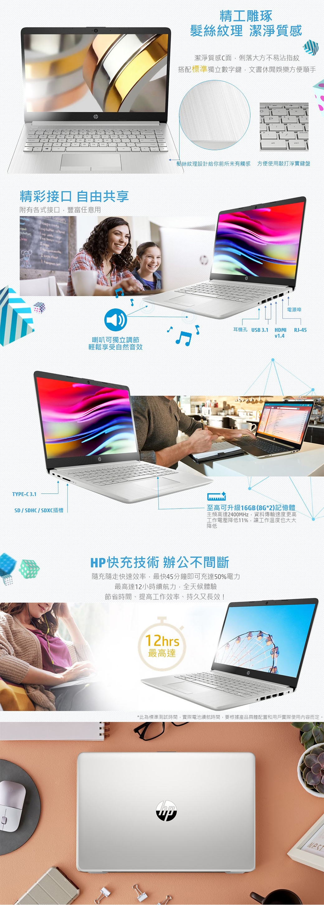 HP 超品 14s-cf0073TX筆電(i5-8265U/AMD530/4G)