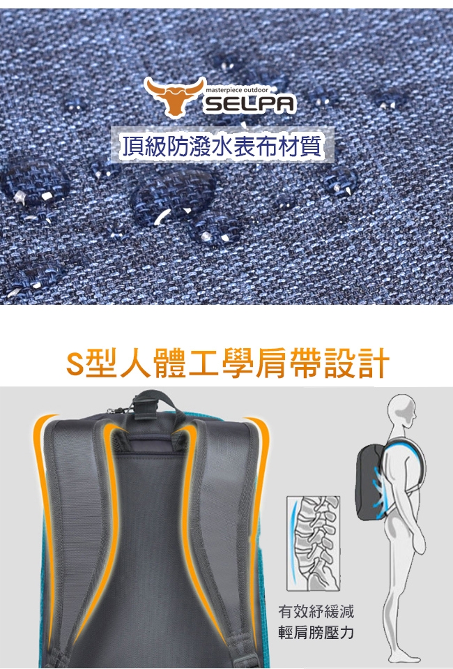 韓國SELPADeformed backpack 23L 翻轉背包(四色任選)