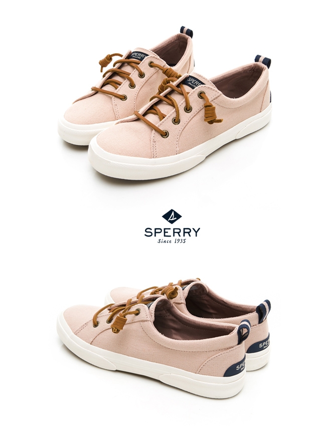 SPERRY 復古風尚經典帆布鞋(女)-粉