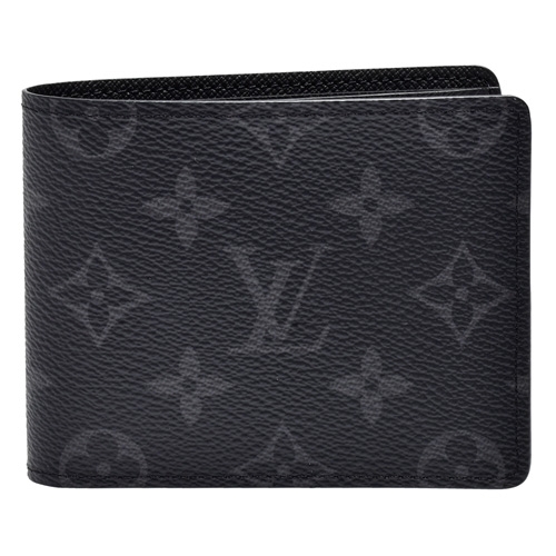 Louis Vuitton Monogram Eclipse Bifold Wallet Marco M62545 Men'