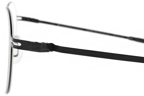 VYCOZ眼鏡 DURRA系列 薄鋼經典圓框款 /黑 #DR9004 BLK