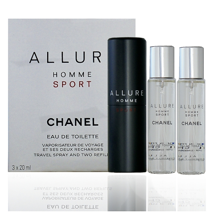 Chanel Allure Homme Sport 傾城之魅男性運動淡香水3 x 20ml 