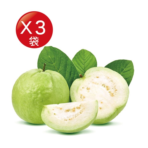 Global Fresh 高CP 值國民水果-珍珠芭樂 1.2kg/袋，3袋/箱