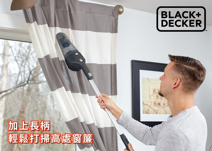 美國BLACK+DECKER 4合1多功能 無線鋰電吸塵器 NSVA315J