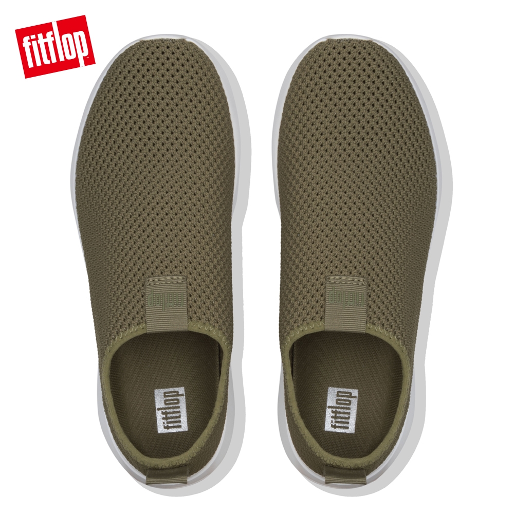 FitFlop AIRMESH SLIP-ON SNEAKERS 灰綠色