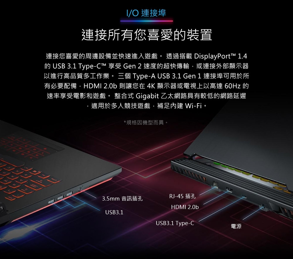 ASUS ROG G531GD 15吋筆電 i5-9300H/GTX1050/8G+8G/特仕