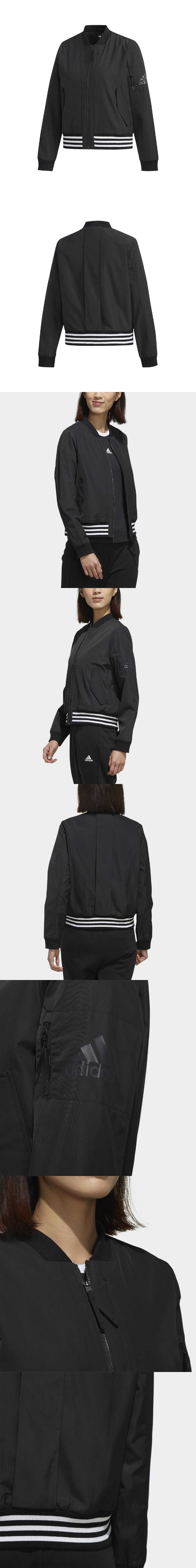 adidas 外套 3S Bomer Woven Jkt 女款