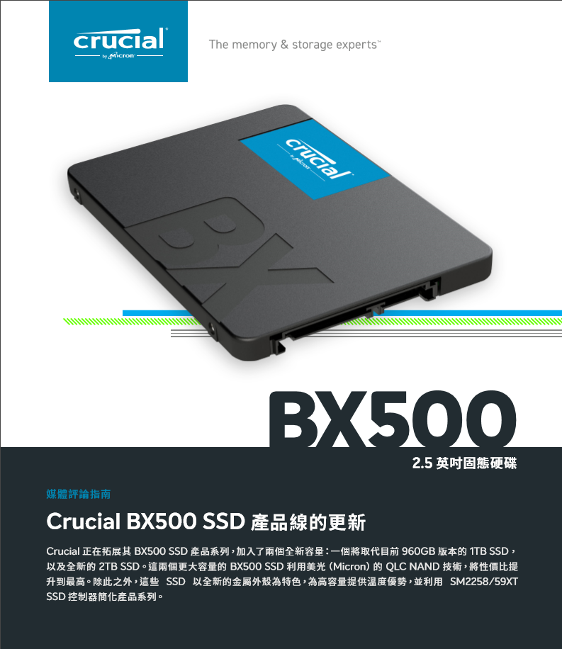 Micron Crucial BX500 2TB SSD