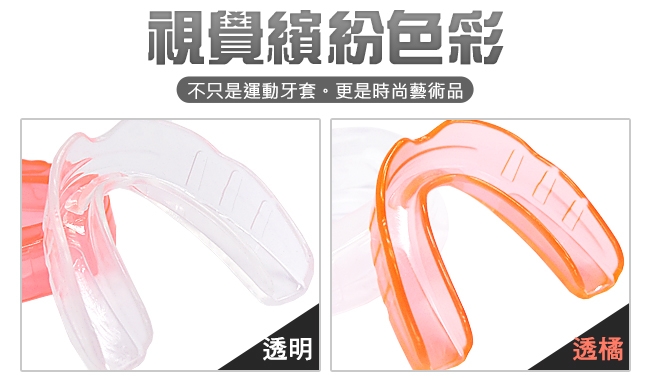 台灣製造 成人透明保護齒套(送收納盒) 無毒牙套-（快）