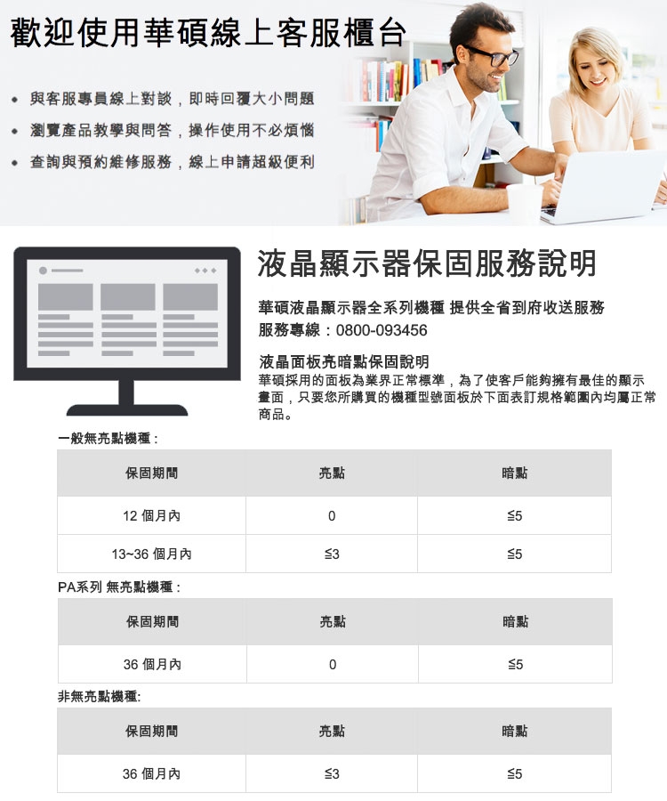 ASUS VS207DF 20型 TN 高對比電腦螢幕