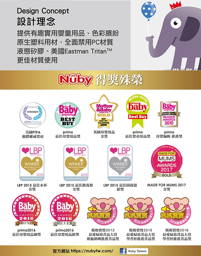 Nuby 小怪獸餐具禮盒