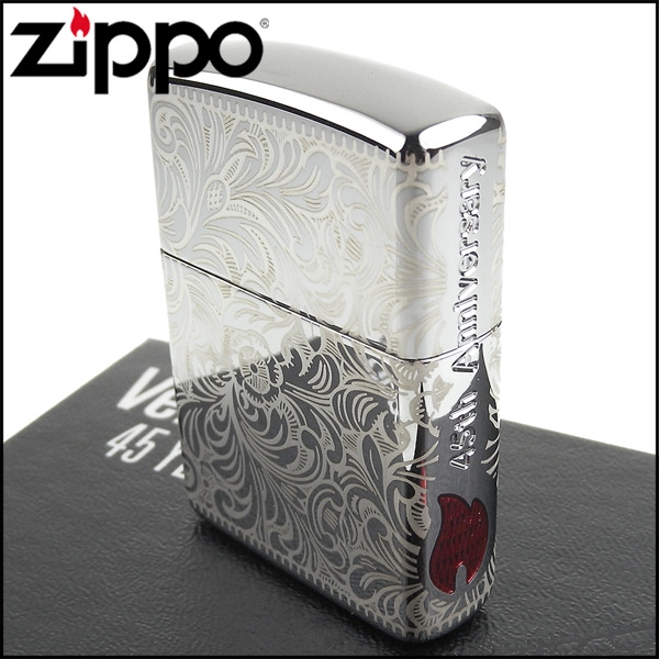 ZIPPO 美系~Venetian-威尼斯人雕花圖案45週年限量紀念(ARMOR裝甲)