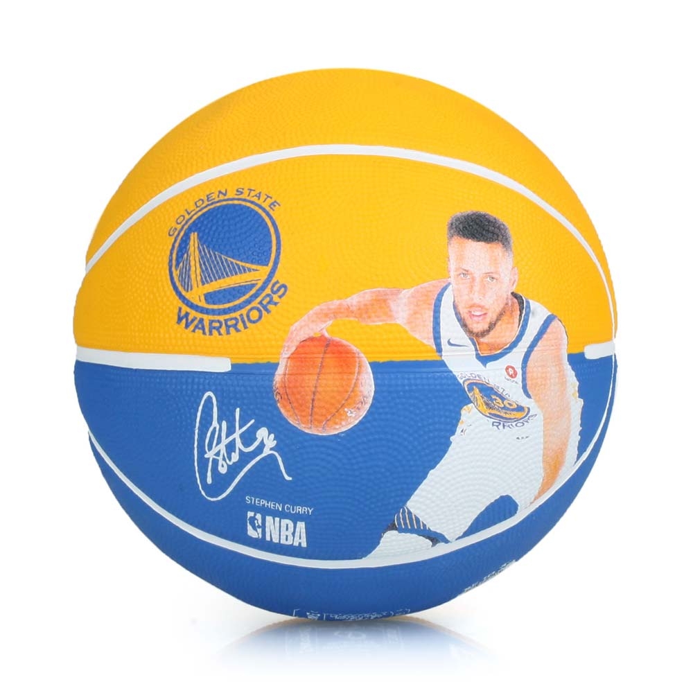 SPALDING 勇士-柯瑞 Curry 籃球 #SPA83844 黃藍