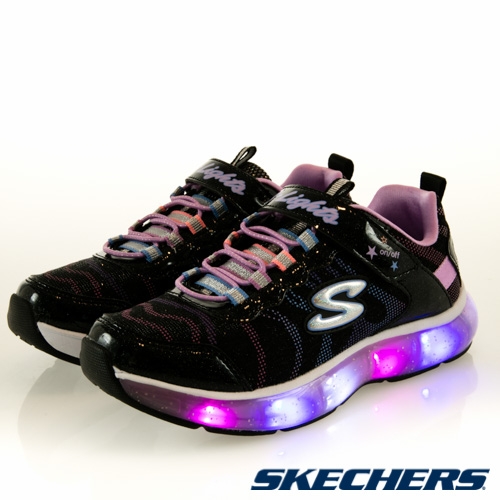 SKECHERS 女童系列 LIGHT SPARKS - 20283LBKMT