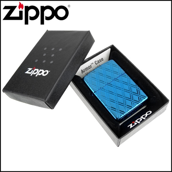 ZIPPO 美系~Diamonds-菱形鑽石圖案設計打火機(ARMOR裝甲)