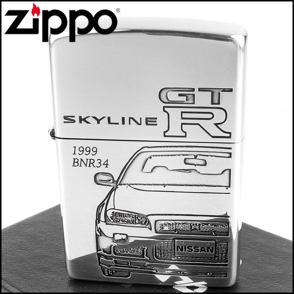 Zippo 日系 日產nissan Skyline Gt R 50週年 第五代bnr34 打火機 菸具 Yahoo奇摩購物中心