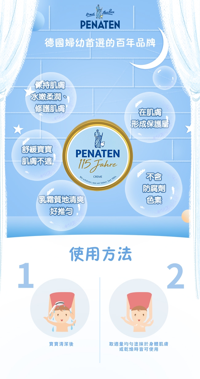 德國Penaten牧羊人 嬰幼兒萬用乳霜 150ml