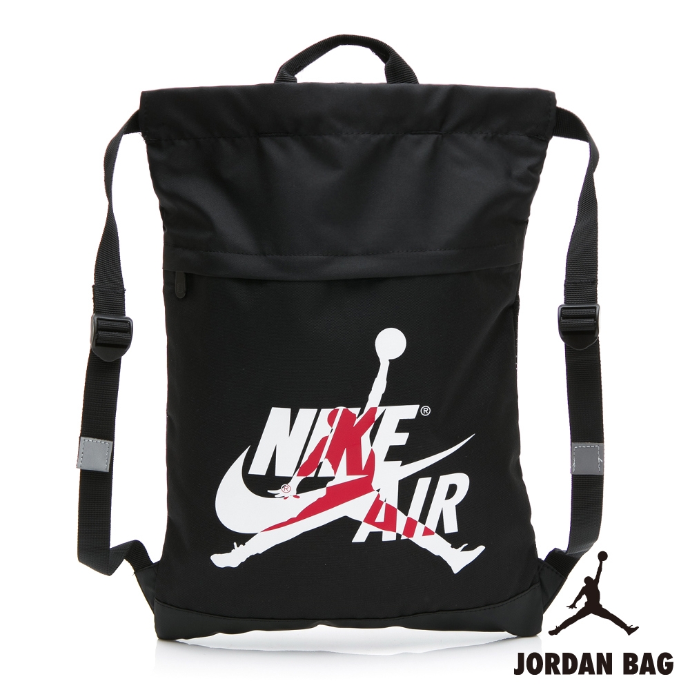 NIKE JUMPMAN CLASSICS GYM SACK 束口袋 後背包喬丹黑