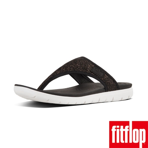 FitFlop UBERKNIT夾腳涼鞋黑色