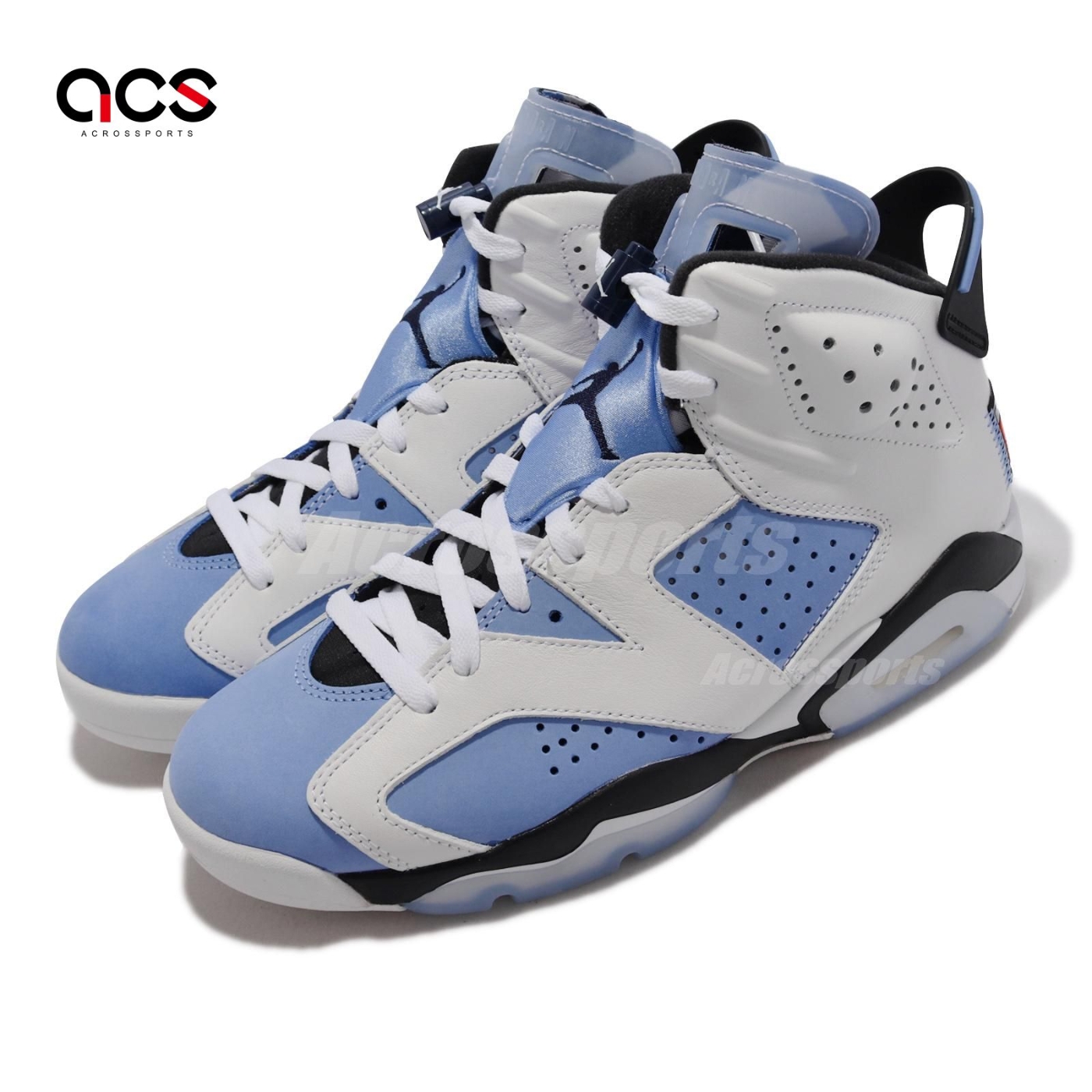 Nike 休閒鞋Air Jordan 6 Retro 北卡藍UNC 男鞋AJ6 白藍CT8529410