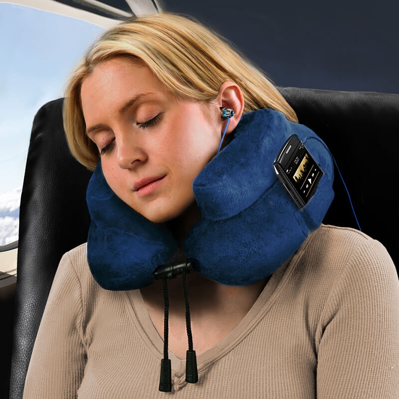 【時時樂】CABEAU 專利進化護頸充氣枕-三色