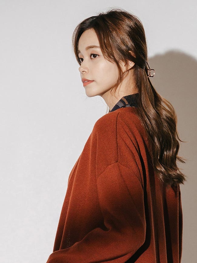 H:CONNECT 韓國品牌 配件 -氣質玫瑰金髮夾-金